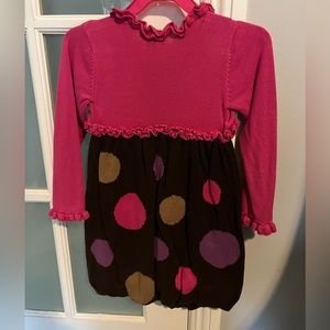 Girls Toddler Dress polkadots